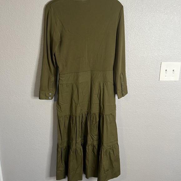 Peralta Long Sleeve Tiered Midi Dress NWT - Picture 6 of 8